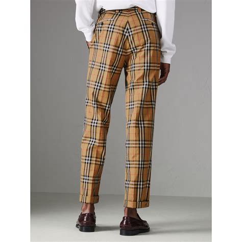 burberry london black slacks|burberry trousers men's.